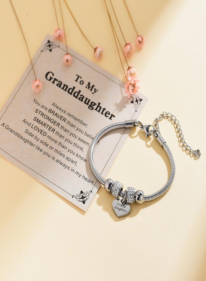 Yonhon To My Granddaughter Bracelets Gift from grandma, Granddaughter Bracelets Gift - Image 4