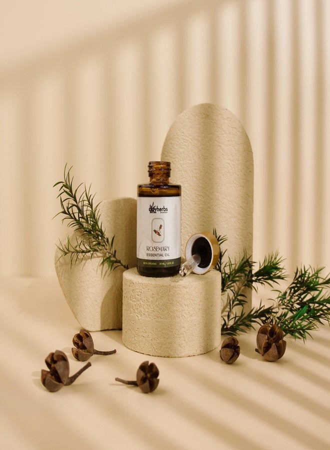 Clayherbs 100% Pure 30ml Rosemary Essential Oil for Hair Growth, Skin & Diffuser - Therapeutic Grade, Steam Distilled Rosemary Oil for Scalp Massage & Aromatherapy - Image 5