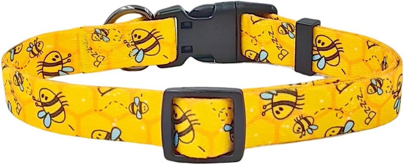 Ovale Dog Collar Leash Combo Set, Collar and 5 ft Matching Leash, for Small Puppy Dogs.(XS, Golden Color) - Image 3