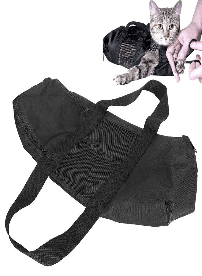 Mrisata Cat Grooming Bag Cat Shower Bag 49x26cm Cat Grooming Bathing Restraint Bag No Scratching Pet Cat Washing Shower Bath Bag - Image 2