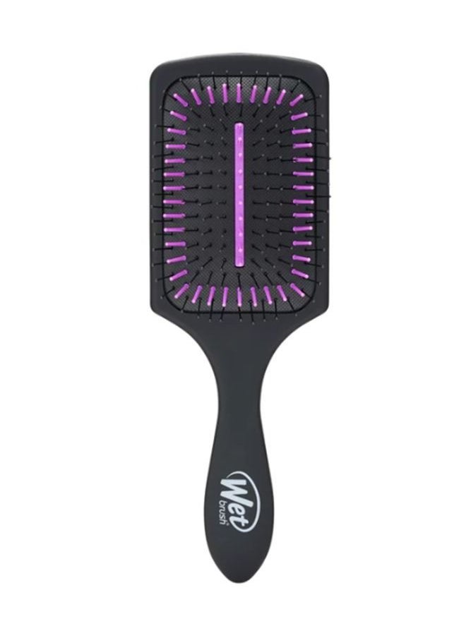 Wet brush Charcoal Infused Paddle Detangler, Gentle Knot Removal, Efficient Paddle Detangler, Heat Resistant HeatFlex Bristles, Universal Hair Brushing Tool, Hair Care Importance  - Image 1