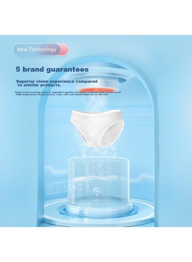 Free Go Freego Disposable Men's Underwear, Double-layer Paper, 7 Individually Wrapped, No-wash, Portable, For Travel, Business Trips, Vacations, Outdoor Activities, Xxl - Image 5