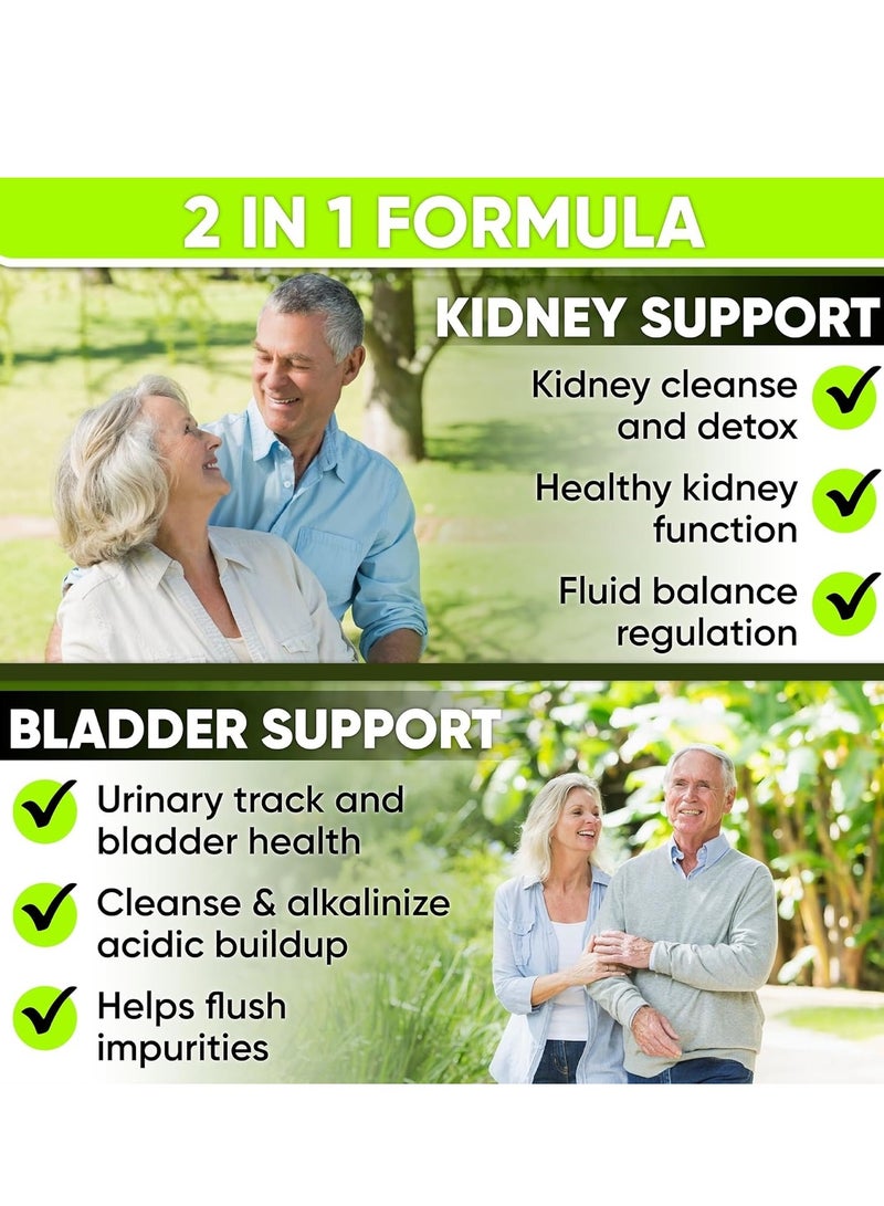 Kidney Vita Kidney Cleanse Detox & Repair and Bladder Support- Kidney Support Supplement for Kidney Restore with Chanca Piedra,Cranberry, Juniper Berries for Detox and Bladder Health.60 Day Supply. - Image 3