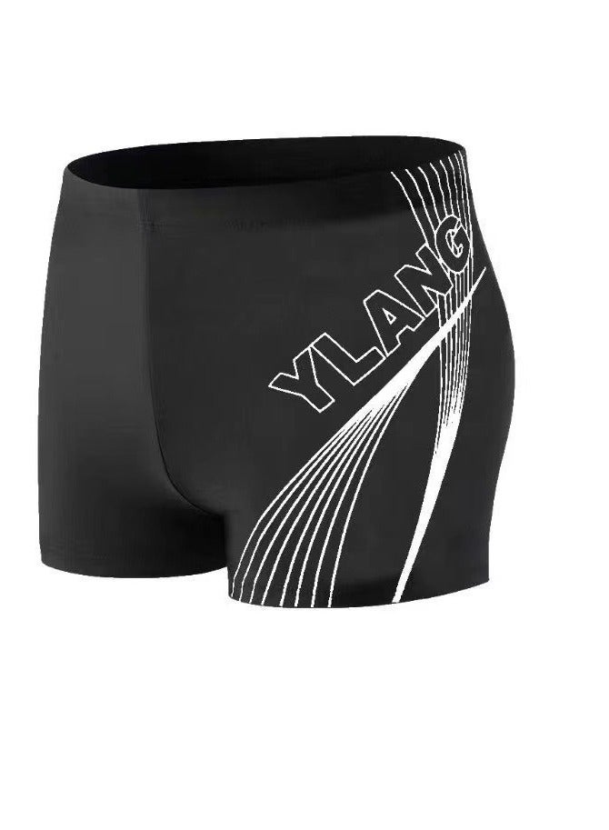 Nariele New High Waisted Flat Angle Swimming Trunks - Image 1