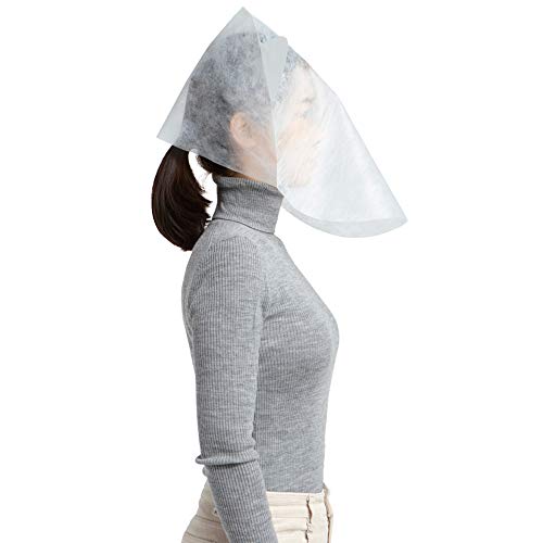 The Bbosong Lab Disposable Makeup Protector Hood 10pcsThis face cover prevents makeup stain while changing clothes Disposable Makeup Protector Disposable Cosmetic Mask Disposable Makeup Protector - Image 2