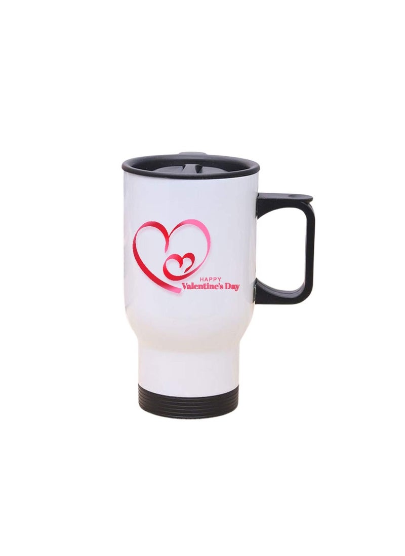 PRINTSHOP4ME Valentine's Day Insulated Travel Mug–Stainless Steel Mug For Hot&Cold Drinks–| Thoughtful Gift Special Someone Birth Day Gifts Travel Mug.  - Image 1