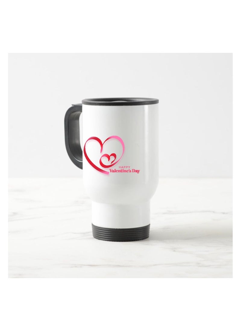 PRINTSHOP4ME Valentine's Day Insulated Travel Mug–Stainless Steel Mug For Hot&Cold Drinks–| Thoughtful Gift Special Someone Birth Day Gifts Travel Mug.  - Image 2