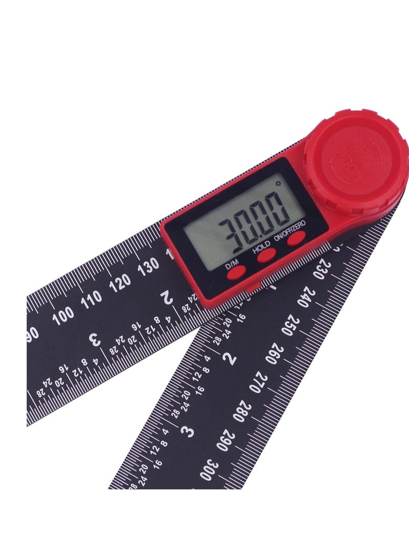 Digital Angle Finder Protractor, Stainless Steel Measuring Tool with LCD Display for Woodworking and Carpentry (360° Measurement, Battery Included) - Image 2