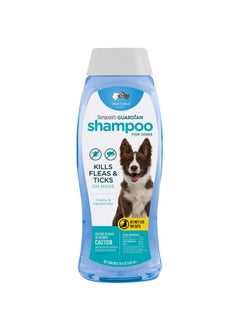 Sergeant's Sergeant's Guardian Flea & Tick Dog Shampoo, Clean Cotton Scent, 18 oz.  - Image 1