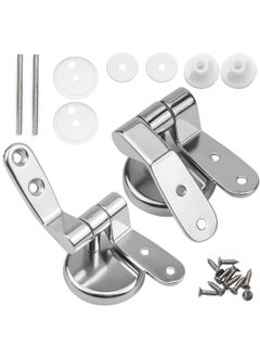 Toilet Seat Hinges Replacement, Toilet Seat Fittings Zinc Alloy Toilet Seat Replacement Hinge Toilet Seat Hardware  for Most Wooden Resin MDF Toilet Seat - pzsku/Z7D46007469BCBFB1CB8FZ/45/_/1735306809/79c94ccf-c2bb-41c3-a036-afd69c51f8b9