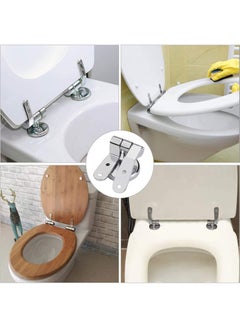 Toilet Seat Hinges Replacement, Toilet Seat Fittings Zinc Alloy Toilet Seat Replacement Hinge Toilet Seat Hardware  for Most Wooden Resin MDF Toilet Seat - pzsku/Z7D46007469BCBFB1CB8FZ/45/_/1735306839/c20aafd7-ead1-4c97-8974-f445c4ae46e9