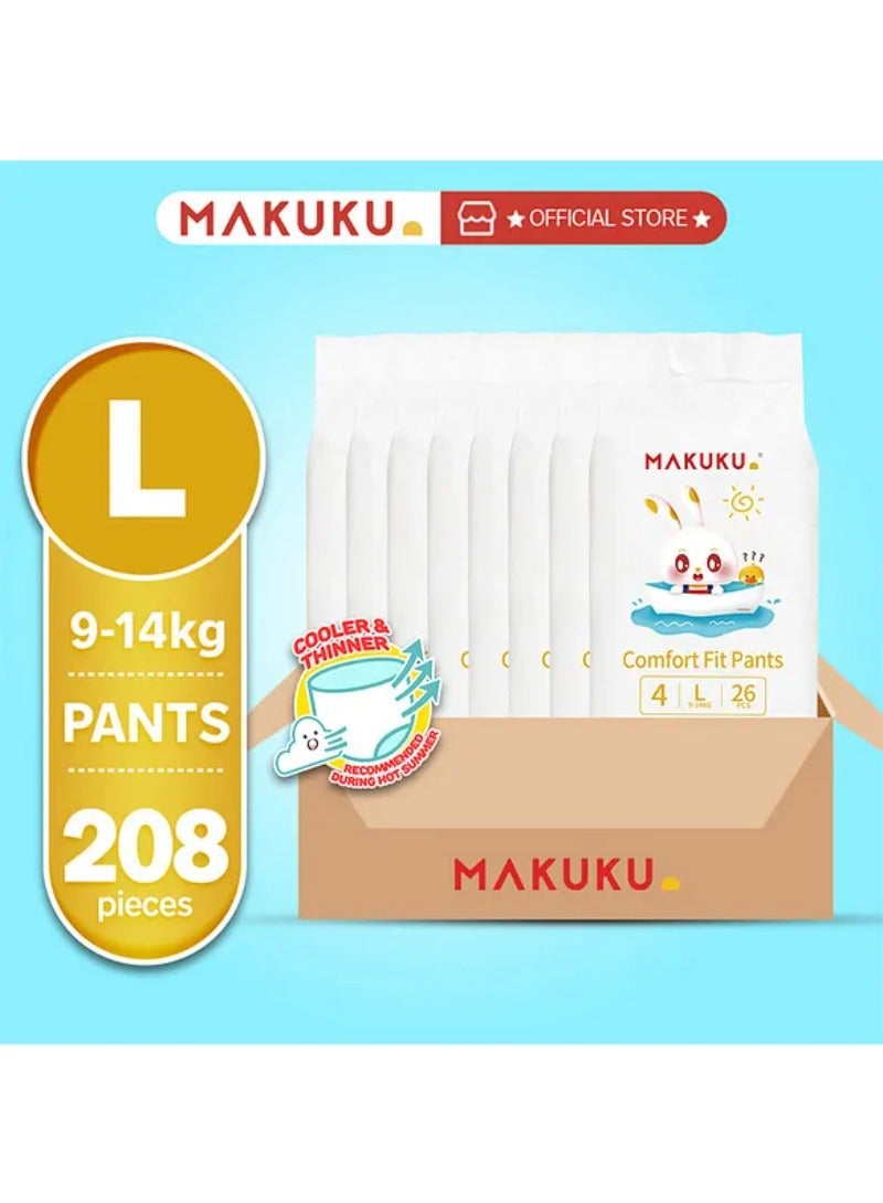 Makuku حفاضات بنطلون مريحة مقاس 4 9-14 كجم 7-11 شهر