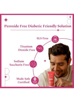 Perfora Oral Health Diabetics Special Toothpaste For Adults - 150 Gms (Pack Of 1) | Sugar Free Toothpaste | Cavity Protection Toothpaste | Diabetic Friendly Tooth Gel | Toothpaste For Kids & Adults | Sls Free Toothpaste | Anticavity Toothpaste | No Artificial Sweeteners | Made Safe Certified | Vegan-Friendly | Gel Toothpaste - Jamun Mint (Flavor)  - Image 5