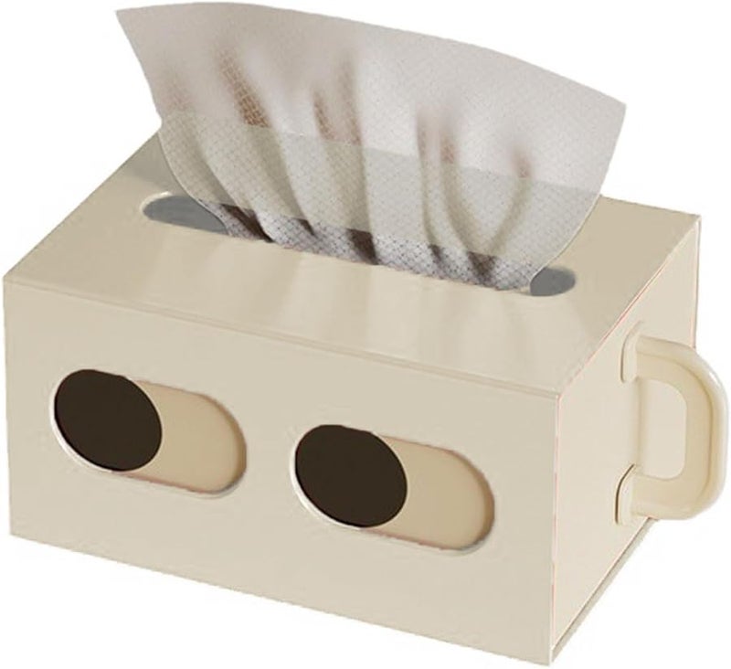 صندوق تخزين مناديل السيارات الأزرق لتزيين مكتب المنزل أو المكتب - Image 5