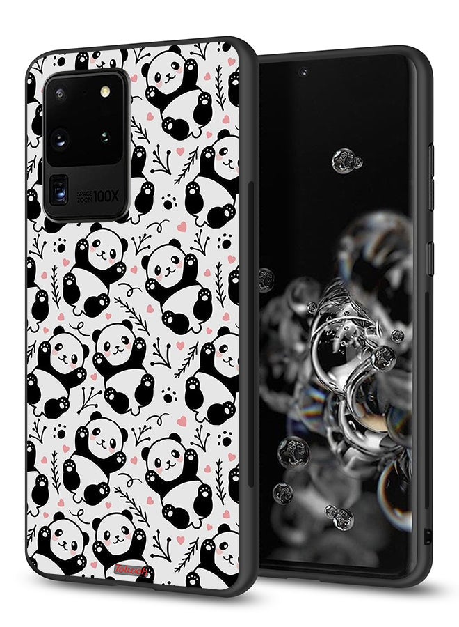 Tolwak Samsung Galaxy S20 Ultra Protective Case Cover Pattern Of Panda - Image 1