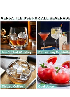 Oasisgalore 2-Pack Silicone Ice Cube Trays with Lids, Cylinder Mold, 60 Mini Ice Cubes, Food Grade, Reusable(Blue).  - Image 4