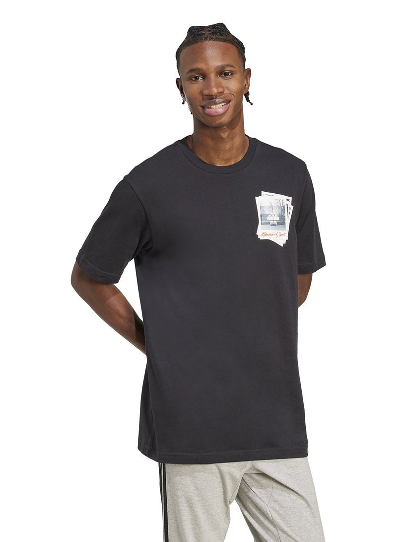 اديداس تيشيرت رياضي بطبعة ذكريات الرياضة - Image 4