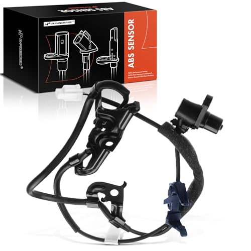 A-Premium Front Right ABS Wheel Speed Sensor - Compatible with Toyota Models - Sienna 2004 2005 2006 2007 2008 2009 2010 - Front Passenger Side, Replaces 89542-08030, 8954208030 - Image 1