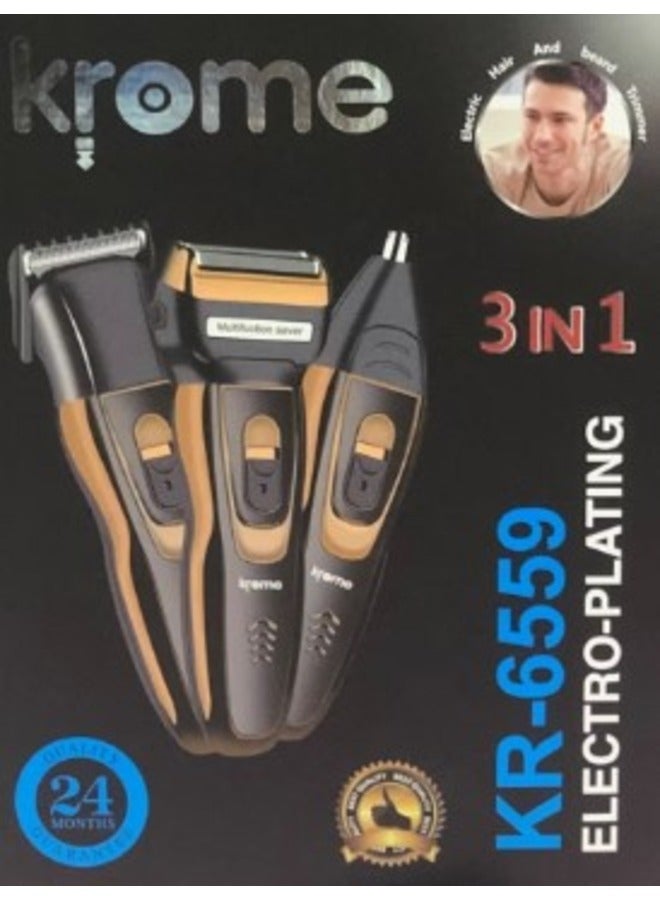 كروم ماكينة تشذيب وحلاقة اللحية 3 في 1 من كروم - Image 4