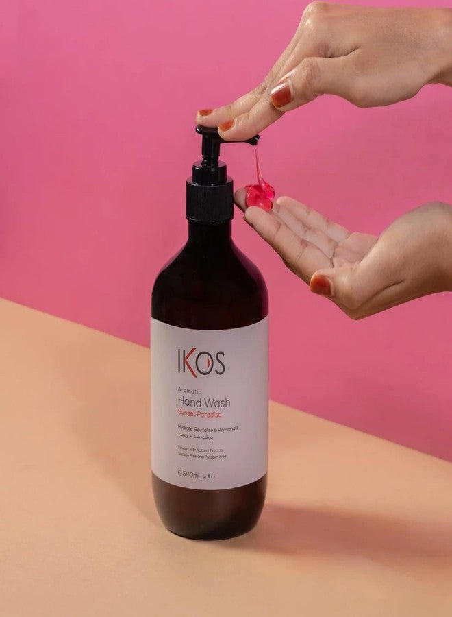 إيكوس غسول اليدين إيكوس أروماتيك صن سيت بارادايس - غسول لطيف لليدين، يمنحها نظافة صحية، ويرطبها وينعمها، بمكونات صديقة للبشرة، عبوة غسول لليدين للاستخدام المنزلي والمكتبي | 500 مل - Image 5