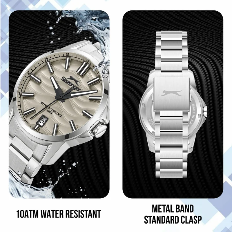 Slazenger  Men's Metal Analog Watch SL.9.2623.1.360 - 42 mm  | Best Price UAE