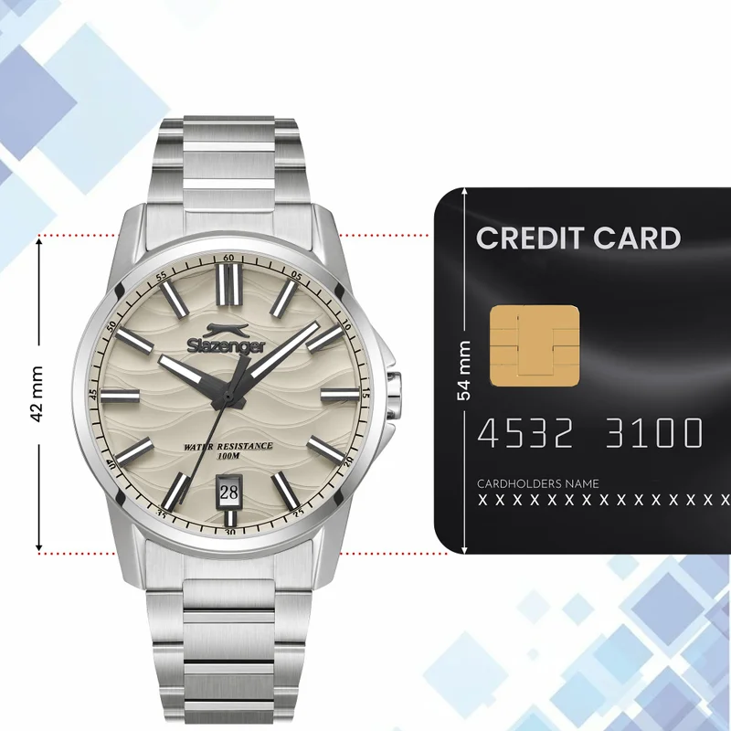 Slazenger  Men's Metal Analog Watch SL.9.2623.1.360 - 42 mm  | Best Price UAE
