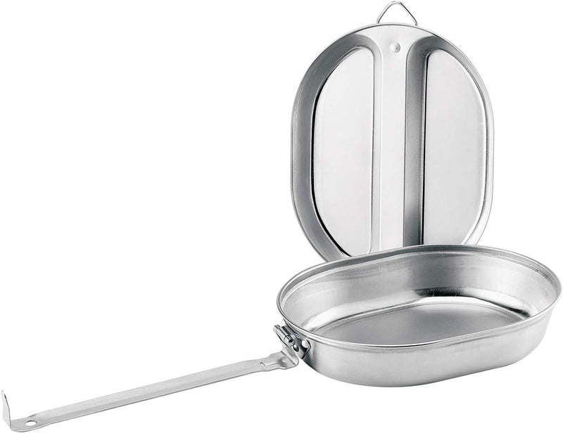 ROTHCO Military Style Stainless Steel Camping Mess Kit - Image 1