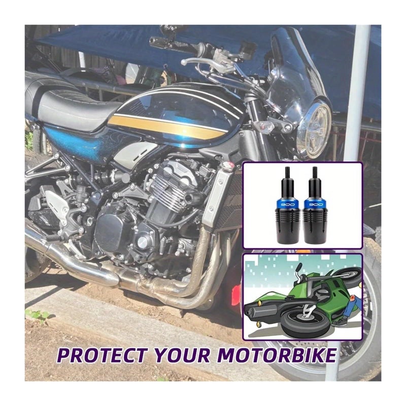 Green Motorcycle Engine Frame Slider Crash Protector Pad For Z900 Z900RS Z900SE 2017 2025 - Image 5