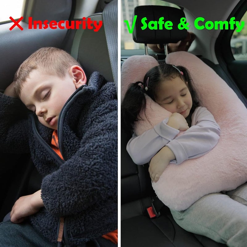 Atablyn Neck Pillow for Children Travel Pillow for Sleeping Airplane-Avoid Neck&Shoulder Pain, Support Head and Neck, for Car, Airplane,Train,Office,Home - Image 4