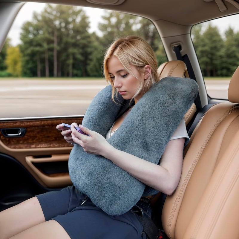 Atablyn Neck Pillow for Children Travel Pillow for Sleeping Airplane-Avoid Neck&Shoulder Pain, Support Head and Neck, for Car, Airplane,Train,Office,Home - Image 2