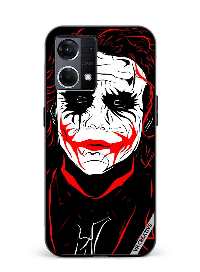 VR CREATIVE Protective Case Cover For Oppo Reno8 4G Joker Design Multicolour - Image 1