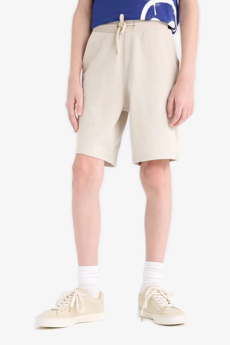 ديفاكتو Boy Regular Fit Sweatshirt Fabric Shorts