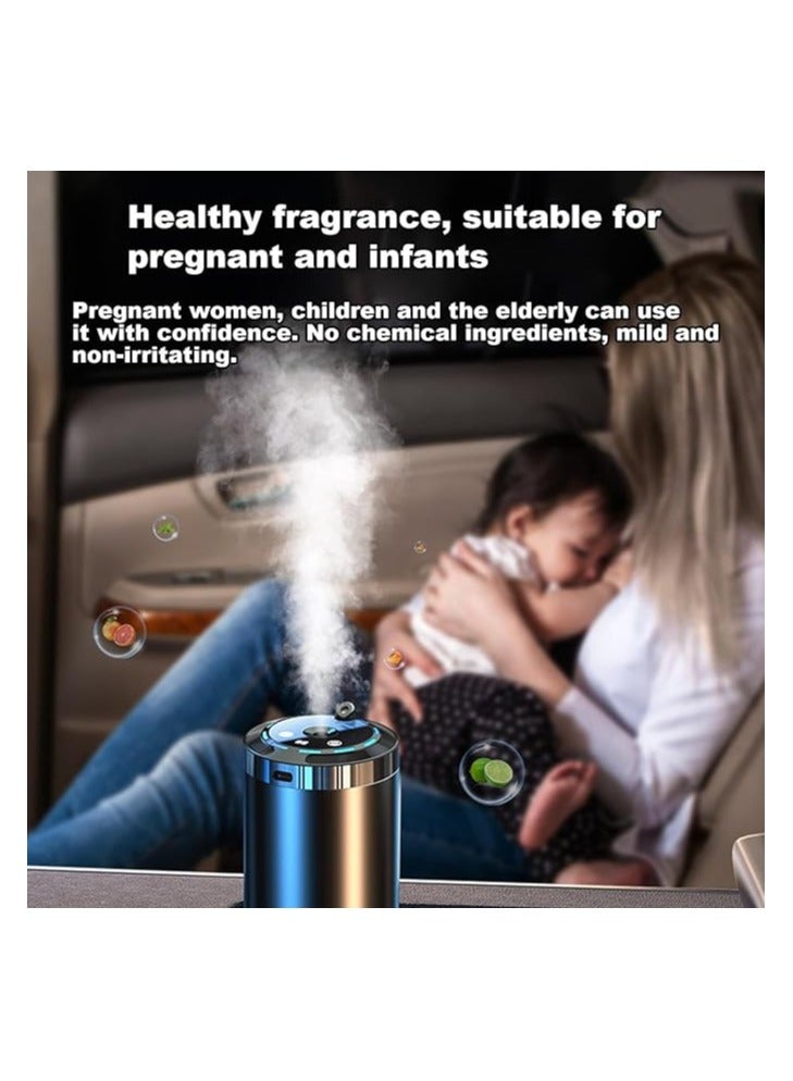 Car aromatherapy machine - 5 modes. Humidifier essential oil diffuser - A long-lasting car diffuser that can be used in the car interior, home office, and bedroom to eliminate car odors. - Image 3