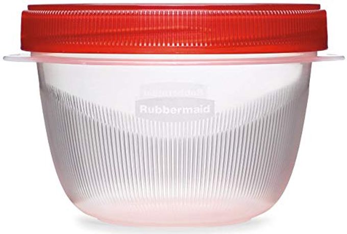 Rubbermaid TakeAlongs Twist & Seal, Twist Top Food Storage Containers, 2 Cup, 3 Pack - Image 1
