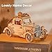 Rowood 3D Puzzles for Adults Model Car Kits DIY Wooden Toys Craft Gift on Birthday Christmas for AdultVintage Car - Image 4