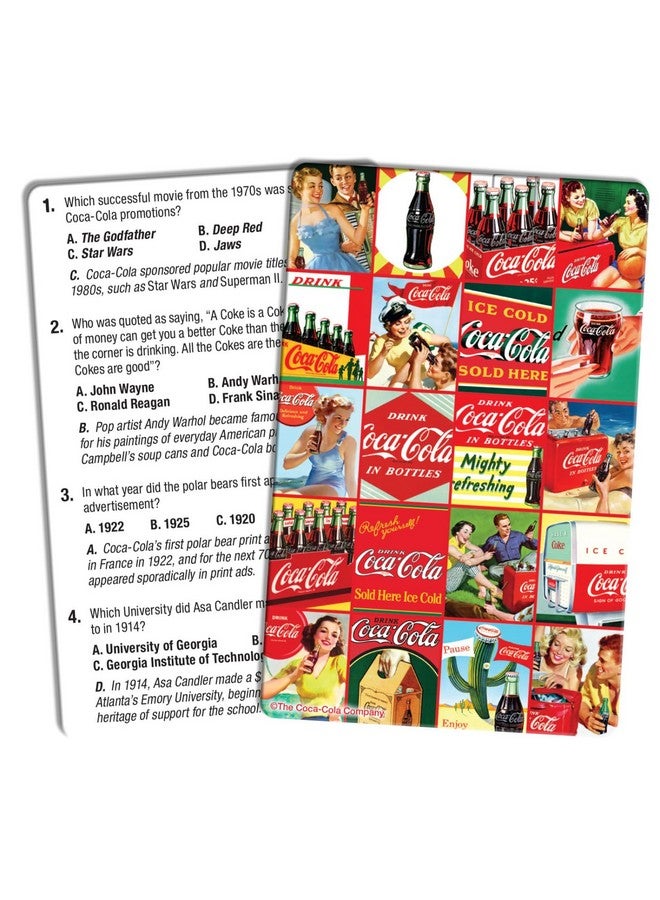 MasterPieces Masterpieces Officially Licensed Coca-Cola - Family Trivia Game with Collectible Tin Ages 13 and Up. - Image 2