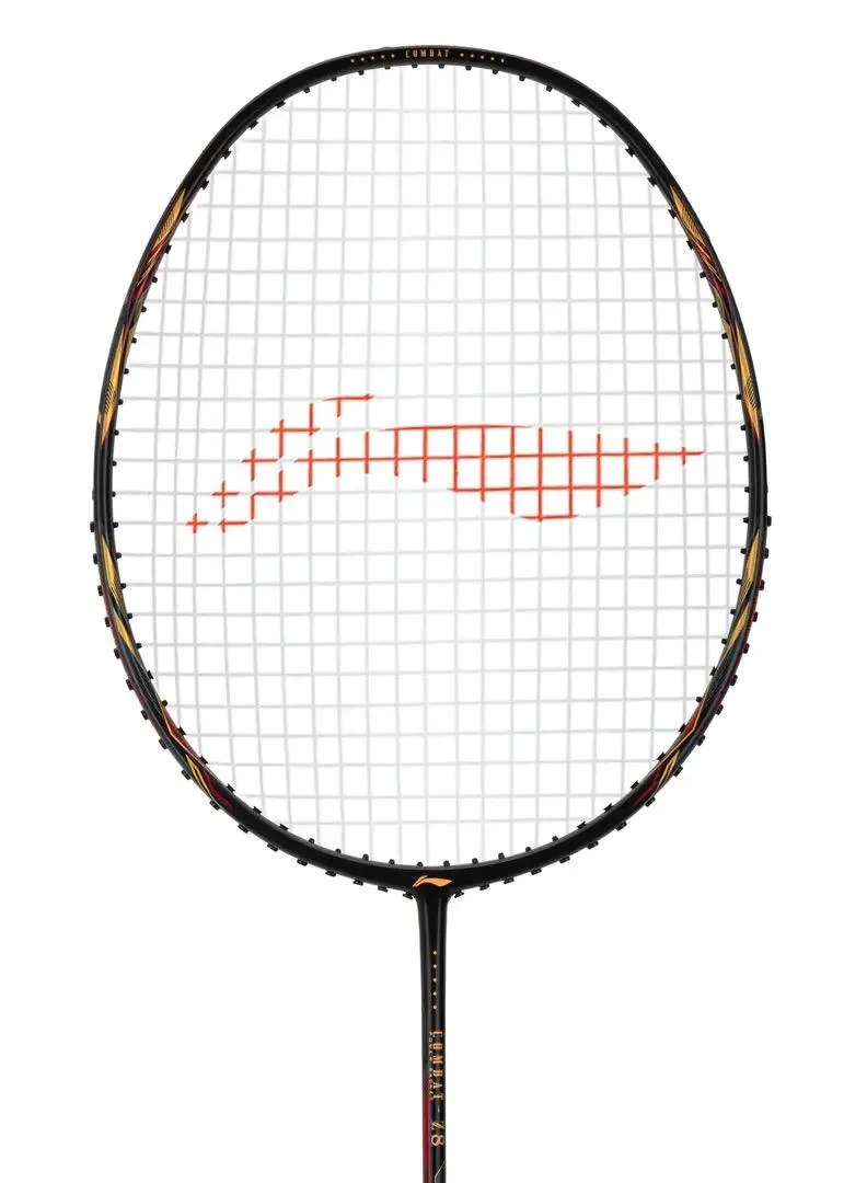 لي-نينج مضرب تنس الريشة لي نينغ كومبات زد  كربون فايبر بدون وتر مع غطاء كامل مجاني