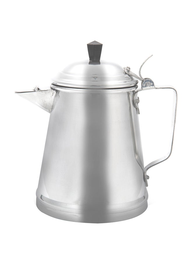 AL SANIDI Aluminum milk pot, Indian coffee pot, Silver, Size 15 Cm  - Image 2