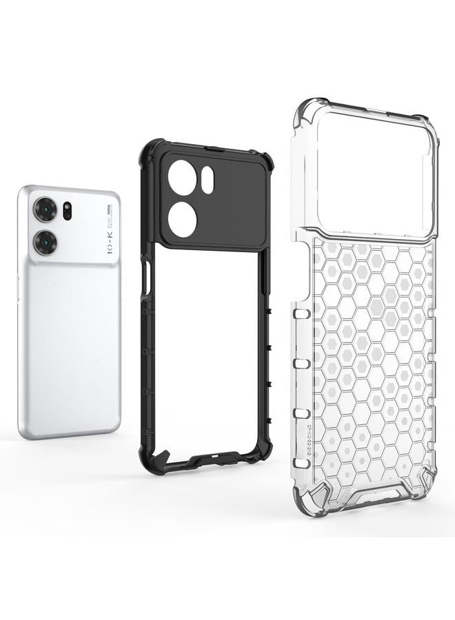 اس-توب جراب لهاتف OPPO K10 5G، مصنوع من مادة PC + TPU، مقاوم للصدمات، بتصميم خلية النحل، الصين - Image 4