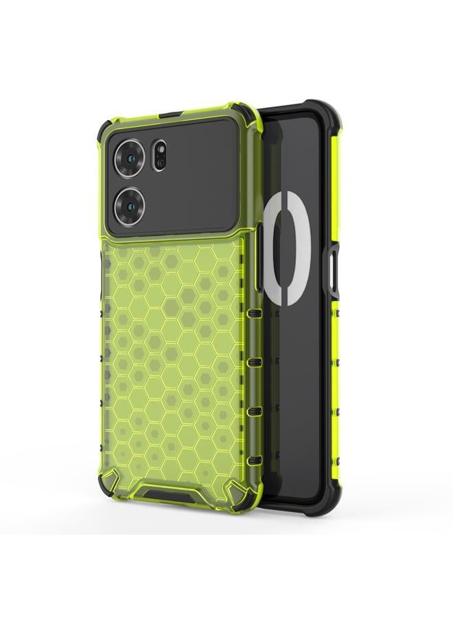 اس-توب جراب لهاتف OPPO K10 5G، مصنوع من مادة PC + TPU، مقاوم للصدمات، بتصميم خلية النحل، الصين - Image 1