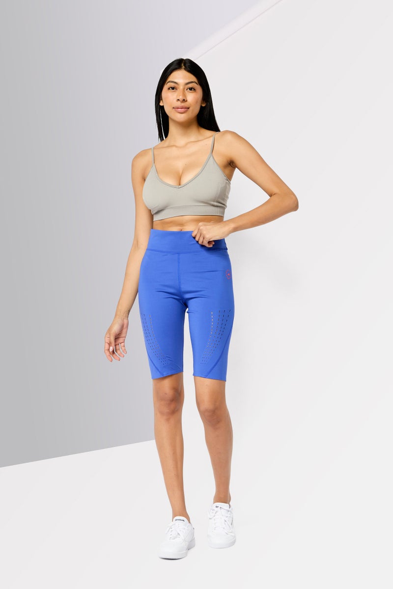Adidas Adidas x Stella McCartney Women Sportswear Fit Training Shorts Blue  - Image 3