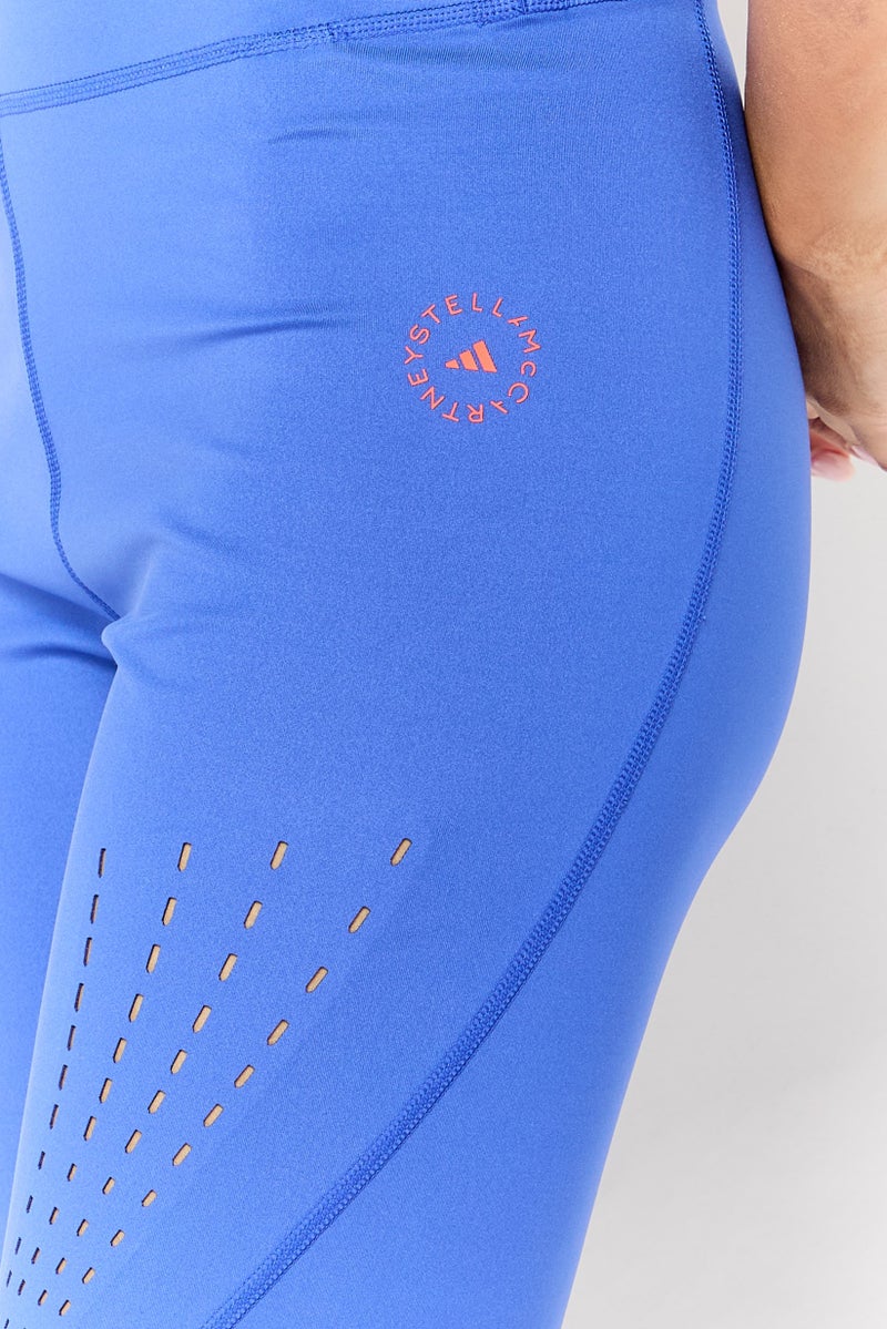 Adidas Adidas x Stella McCartney Women Sportswear Fit Training Shorts Blue  - Image 2
