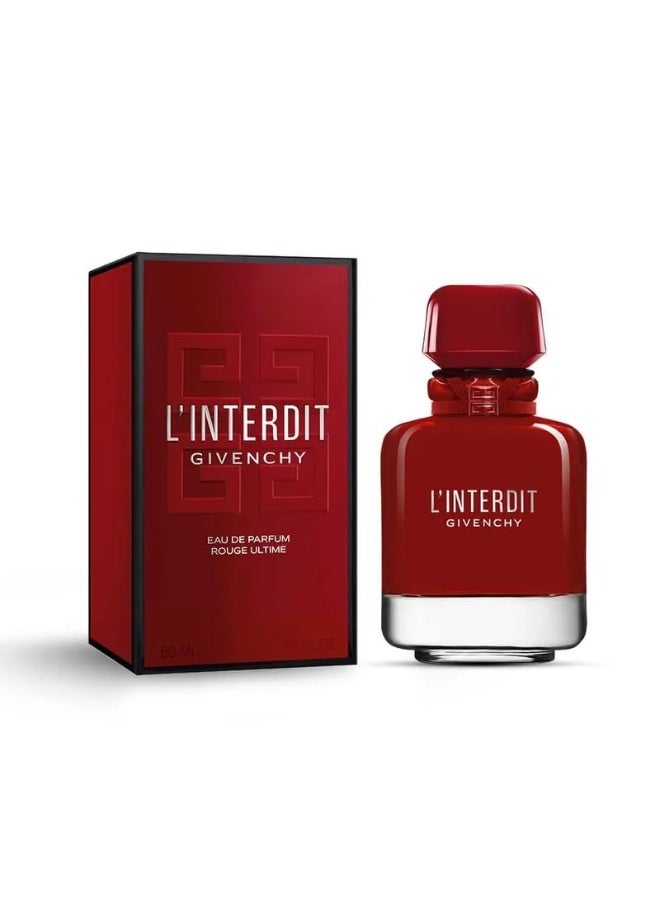 Givenchy l interdit Rouge Ultime EDP 80ML