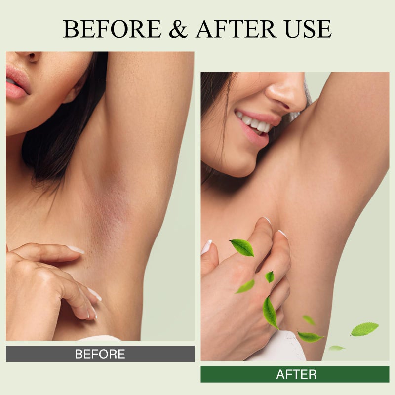 SHVYOG Underarm Detox Scrub, Armpit Detox Green Tea, Mint and Tea Tree Body Deodorant, Natural Dark Armpit Remover for Odors Eliminating and Exfoliating, also for Whole Body & Sensitive Skin, Unisex 8.11 Oz - Image 4