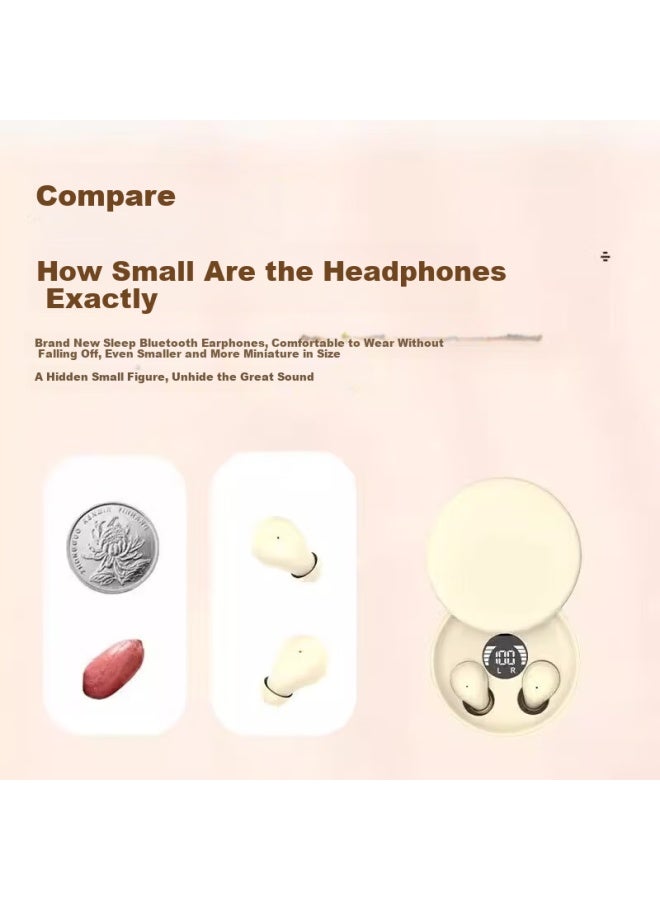 Sr German Berlin Voice Bluetooth Headphones, Compatible With Sony, Invisible Sleep Noise Reduction, Mini Small Ultra-small Hidden In-ear, Ultra-long Battery Life, 26 Skin Color - Image 1
