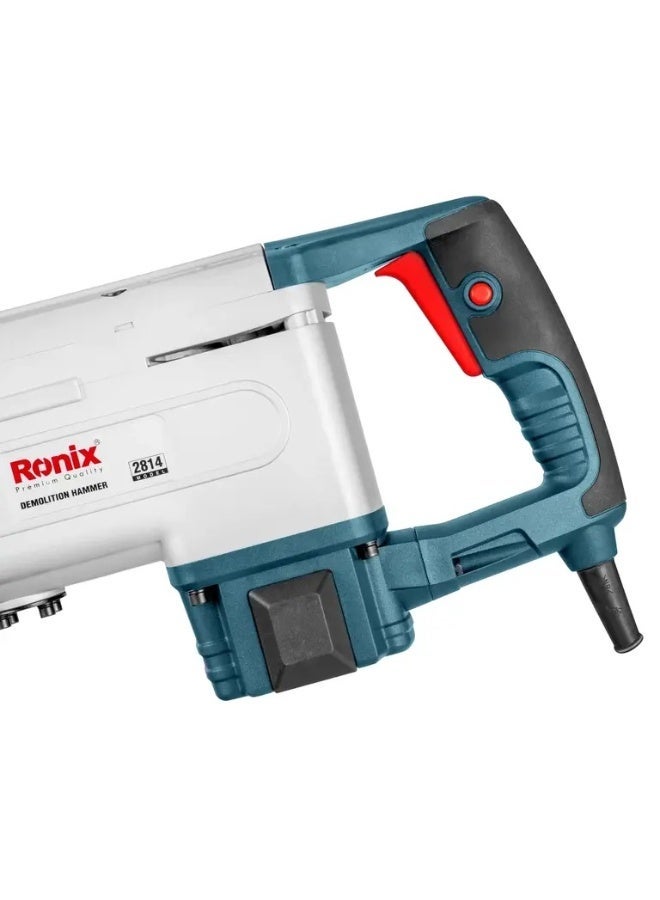 RONIX 1700W Demolition Hammer 14.1kg 45J, German Technology #Ronix 2814 - Image 4