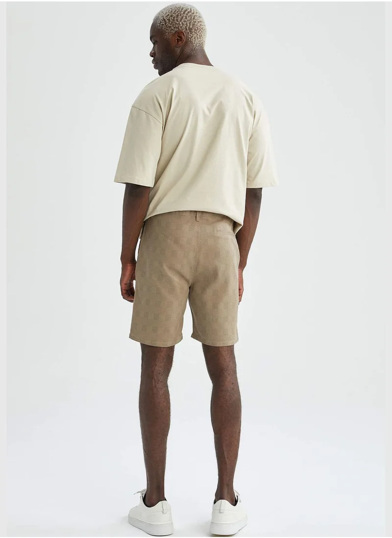 DeFacto Sim Fit Patterned Bermuda Shorts