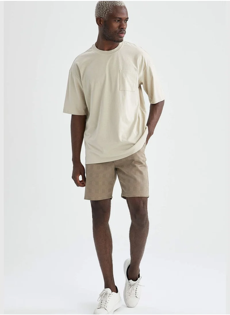 DeFacto Sim Fit Patterned Bermuda Shorts