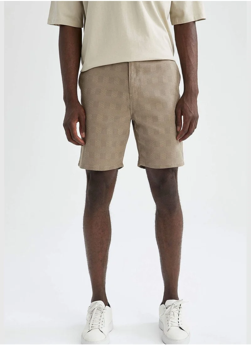 DeFacto Sim Fit Patterned Bermuda Shorts