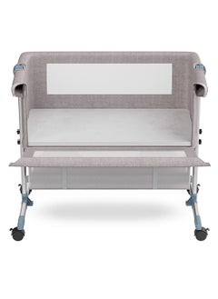 TEKNUM سرير أطفال بجانب السرير مع ناموسية - عاجي، 95x60x80 سم  - Image 4